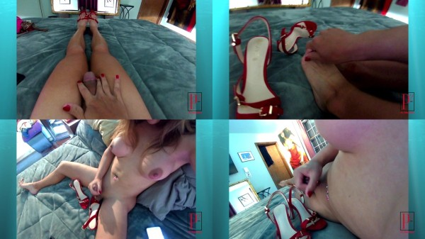 Petra Petrova - First Foot Fetish Video And Cumshot